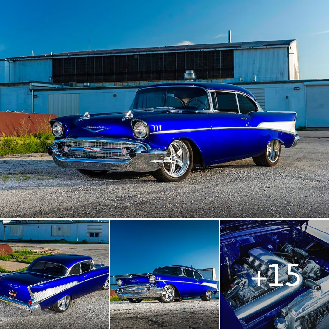 Stunning 1957 Chevy Bel Air Hand-Me-Down with Pro Touring Style